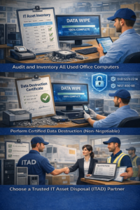 How Businesses Can Sell Used Office Computers Safely