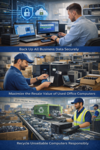 How Businesses Can Sell Used Office Computers Safely