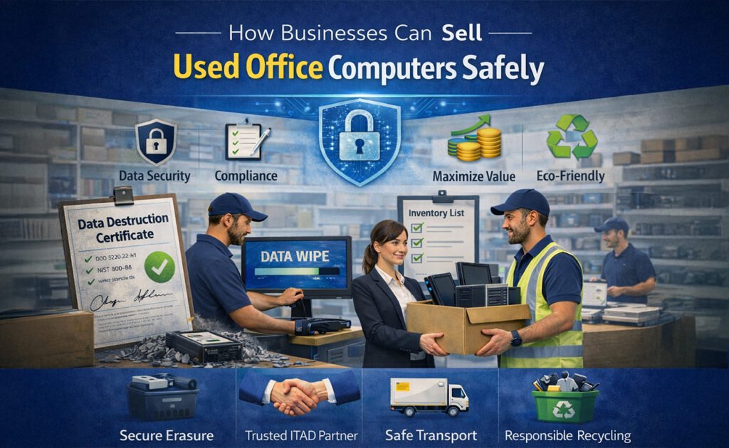 How Businesses Can Sell Used Office Computers Safely?